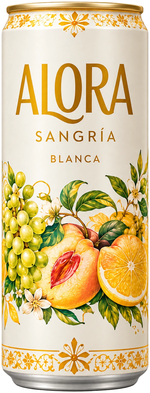 Blikje ALORA SANGRÍA BLANCA